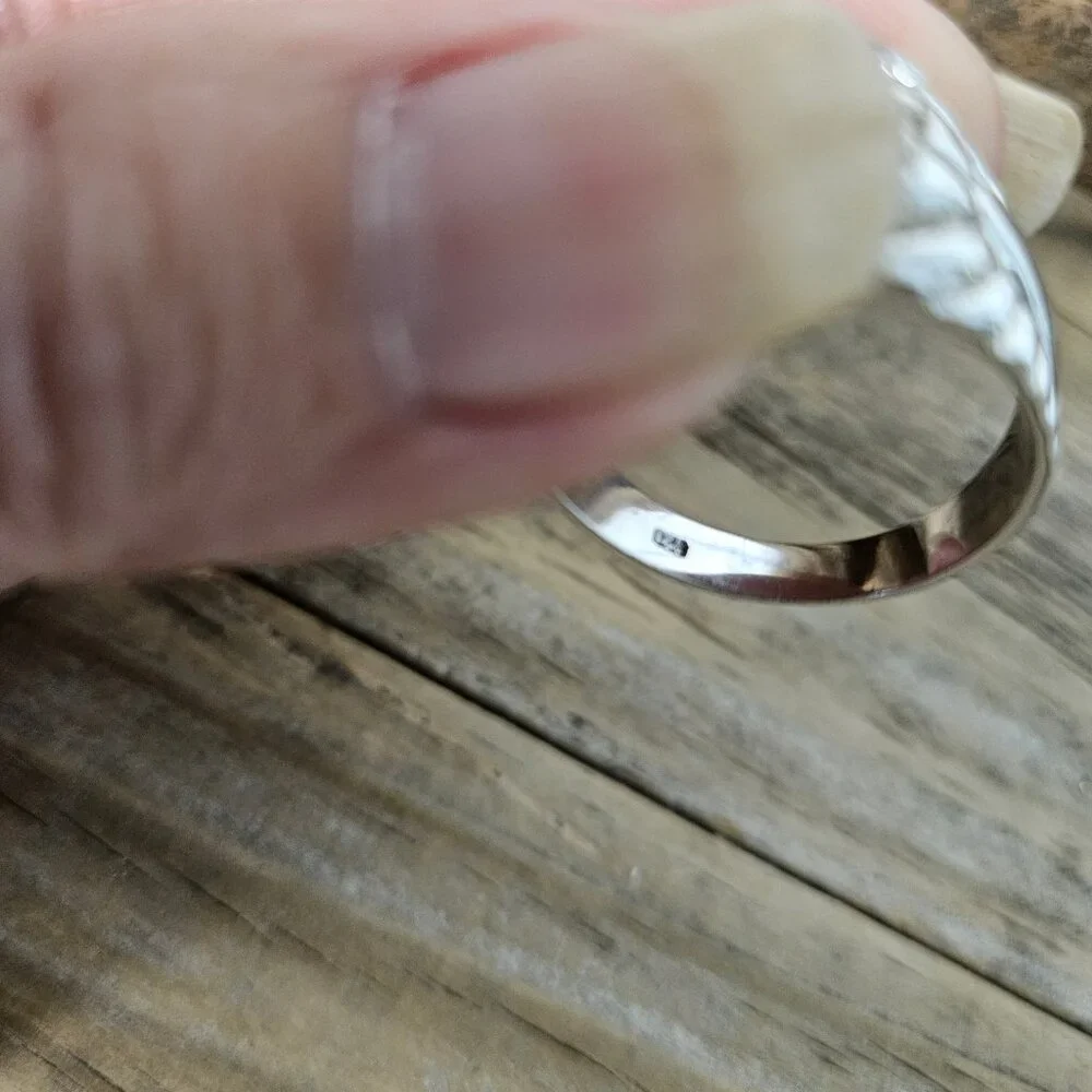Sterling Silver Cubic Zirconia cluster Men`s Ring size 15 NWT